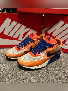 Nike Women’s Air Max 90 Hyperfuse Premium 'Bright Citrus Hyper Blue' (2012)